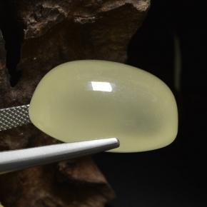 Calcite naturale giallo da 41,83 ct, taglio a cuscino, traslucido