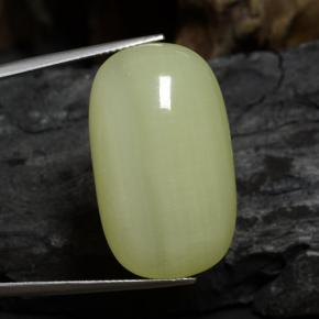 Calcite Giallo chiaro naturale da 50.49 ct, Taglio a cuscino, Traslucido