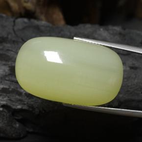 Calcite Giallo chiaro naturale da 50.49 ct, Taglio a cuscino, Traslucido