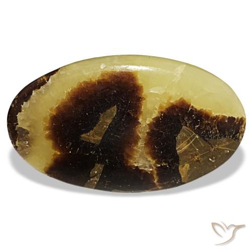 89.40ct multicolore calcite, ovale, opaco