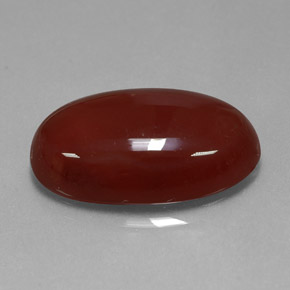 Corniola naturale arancione da 13,99 ct, taglio ovale, traslucido