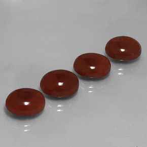 Corniola naturale arancione da  ct, taglio ovale, traslucido