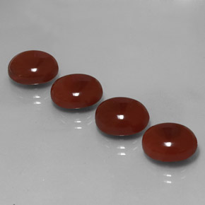 Corniola naturale arancione da  ct, taglio ovale, traslucido