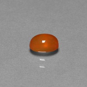 Corniola Arancione naturale da 0.47 ct, Trasparente, Trasparente/Traslucido