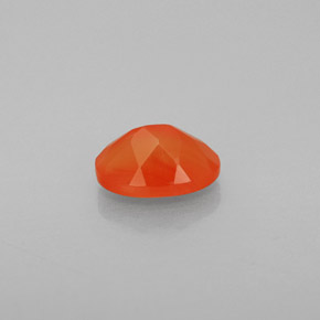 Corniola Arancione naturale da 0.84 ct, Trasparente, Trasparente/Traslucido