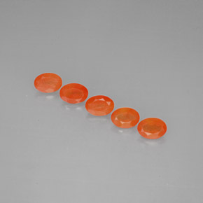 Corniola naturale arancione da  ct, trasparente, trasparente/traslucido