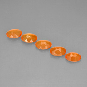 Gemme di Corniola Arancione naturale da  ct, Trasparente, Trasparente/Traslucido