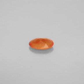 Corniola Arancione naturale da 0.45 ct, Trasparente, Trasparente/Traslucido
