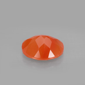 Corniola Arancio rosso naturale da 4.09 ct, Trasparente, Trasparente/Traslucido