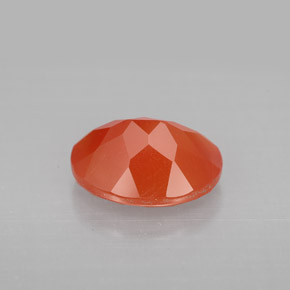 Corniola Arancio rosso naturale da 3.09 ct, Trasparente, Trasparente/Traslucido