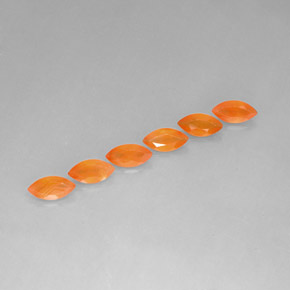 Corniola naturale arancione da  ct, trasparente, trasparente/traslucido