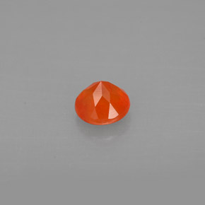 Corniola Arancione naturale da 0.47 ct, Trasparente, Trasparente/Traslucido