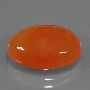 Corniola Arancione naturale da 5.86 ct, Trasparente, Trasparente/Traslucido