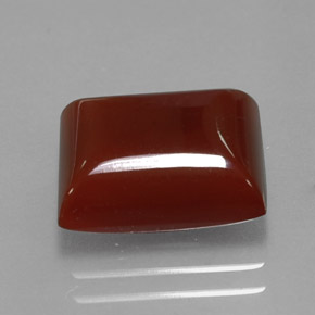 Corniola naturale arancione da 5,78 ct, baguette, traslucido