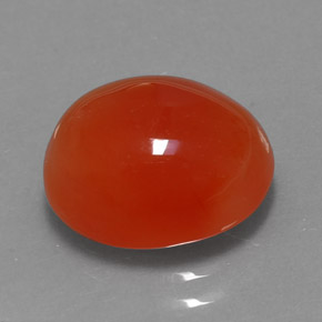 Corniola naturale arancione da 4,00 ct, trasparente, trasparente/traslucido