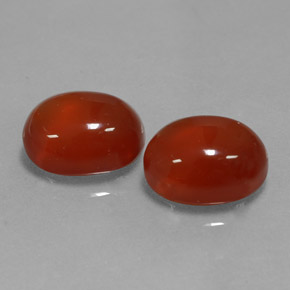 Corniola naturale arancione da  ct, taglio ovale, traslucido