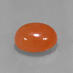 Corniola Arancione naturale da 4.95 ct, Trasparente, Trasparente/Traslucido