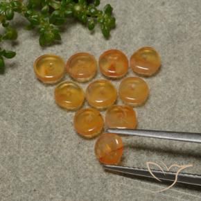 Gemme di Corniola Albicocca Arancia naturale da 4.06 ct, Forma fantasia, Traslucido