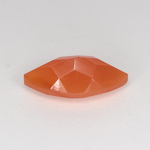 Corniola Arancio Medio naturale da 1.05 ct, Taglio marquise, Traslucido