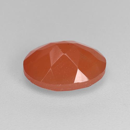 Corniola Arancio Medio naturale da 1.69 ct, Taglio ovale, Traslucido