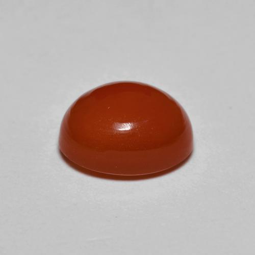 Corniola Arancio Medio naturale da 2.23 ct, Taglio ovale, Traslucido