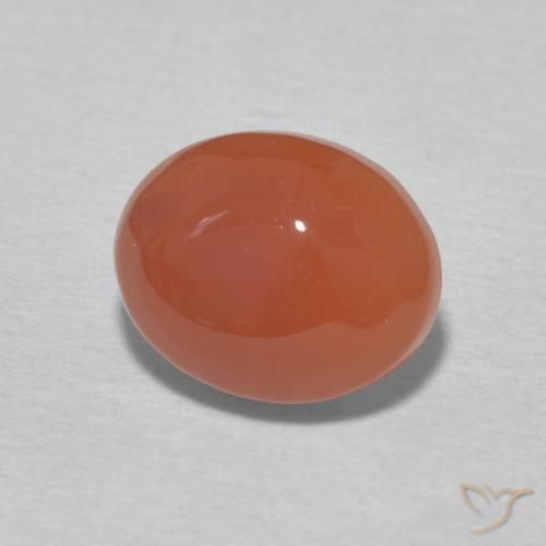 Corniola Arancio Medio naturale da 2.66 ct, Ovale, Opaco