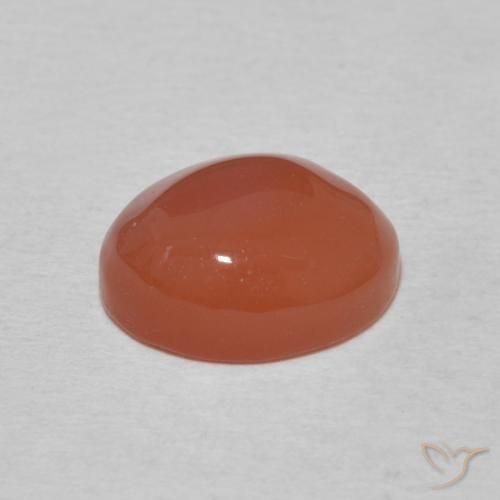 Corniola Arancio Medio naturale da 2.66 ct, Ovale, Opaco