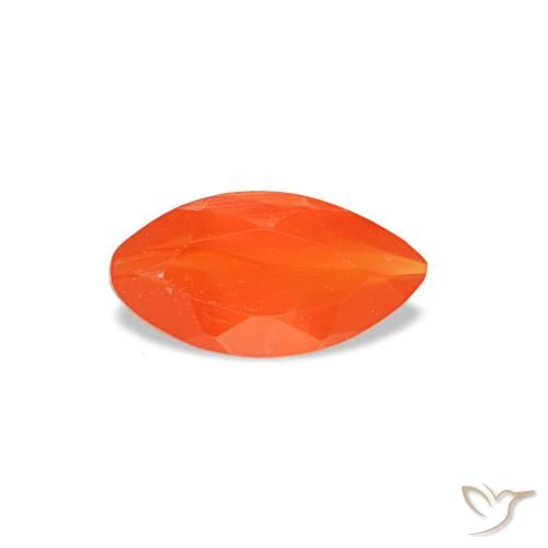 0.22ct arancione corniola, marchesa, trasparente