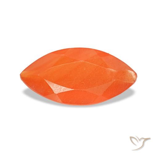 0.36ct arancione corniola, marchesa, trasparente