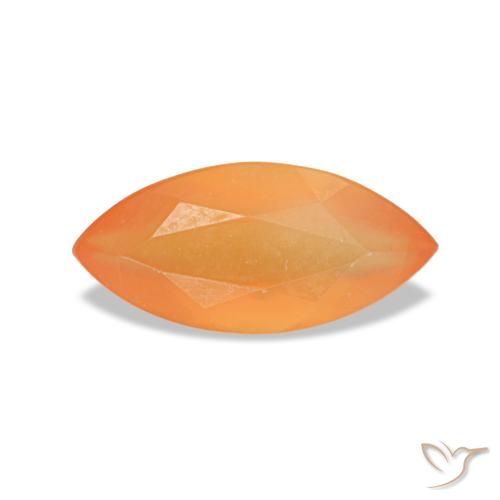 0.35ct arancione corniola, marchesa, trasparente