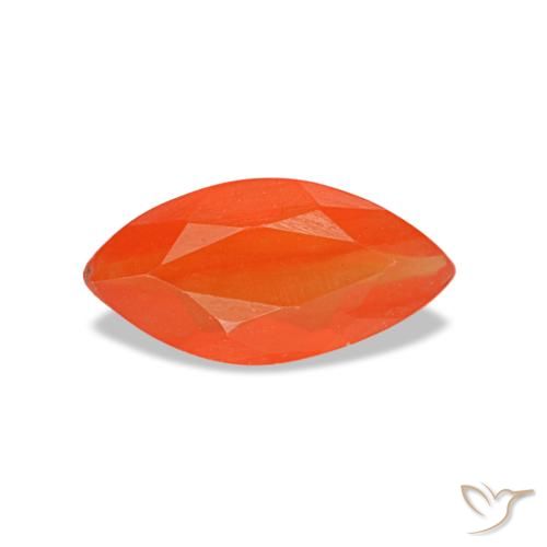 0.44ct rosso corniola, marchesa, trasparente