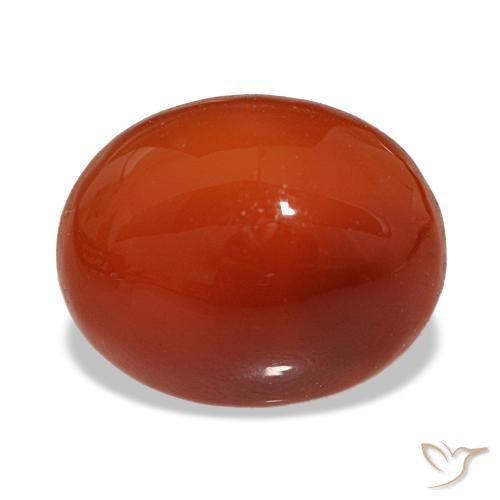 3.06ct rosso corniola, ovale, traslucido