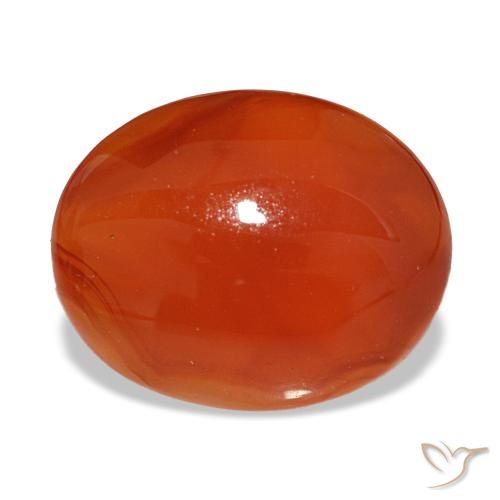 2.85ct rosso corniola, ovale, traslucido