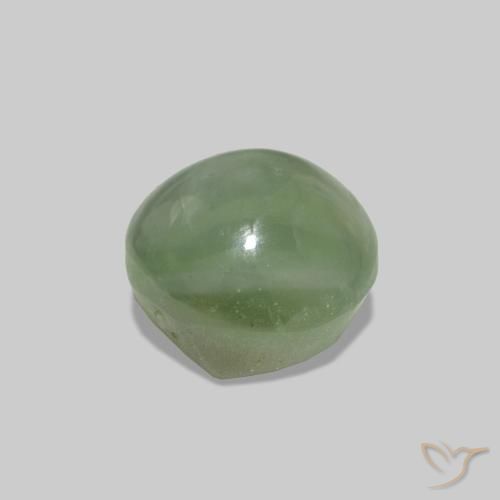 Cat's Eye Alexandrite Verde medio naturale da 1.79 ct, Ovale, Opaco