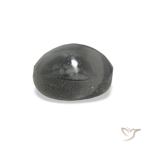 Cat's eye alexandrite naturale grigio da 1,03 ct, taglio ovale, opaco