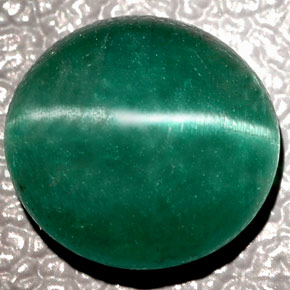 Apatite occhio di gatto Verde naturale da 2.57 ct, Taglio ovale, Traslucido