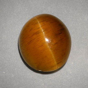 Cat's eye apatite naturale giallo da 5,05 ct, trasparente, trasparente/traslucido