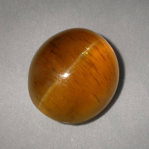 Cat's eye apatite naturale giallo da 5,05 ct, trasparente, trasparente/traslucido