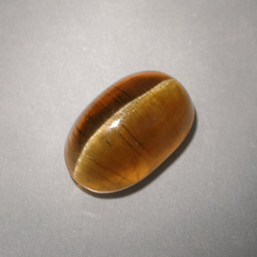 Cat's eye apatite naturale giallo da 4,93 ct, trasparente, trasparente/traslucido
