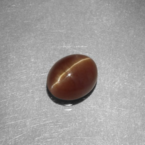Cat's eye apatite naturale giallo da 1,47 ct, taglio ovale, traslucido