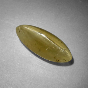 Apatite occhio di gatto Giallo verde naturale da 3.69 ct, Taglio marquise, Traslucido