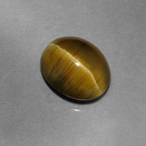 Cat's eye apatite naturale verde da 1,87 ct, trasparente, trasparente/traslucido