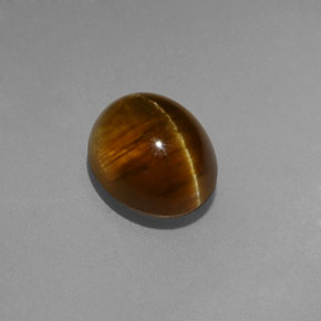 Apatite occhio di gatto Miele naturale da 3.17 ct, Trasparente, Trasparente/Traslucido