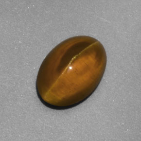 Cat's eye apatite naturale giallo da 2,02 ct, trasparente, trasparente/traslucido