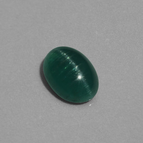 Apatite occhio di gatto Verde naturale da 1.80 ct, Taglio ovale, Traslucido