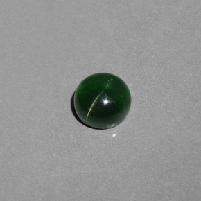 Apatite occhio di gatto Verde naturale da 2.01 ct, Taglio rotondo, Traslucido