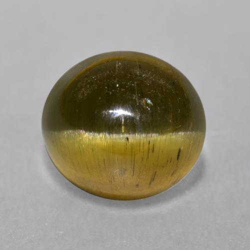 Apatite occhio di gatto Marrone medio naturale da 3,97 ct, Taglio ovale, Traslucido
