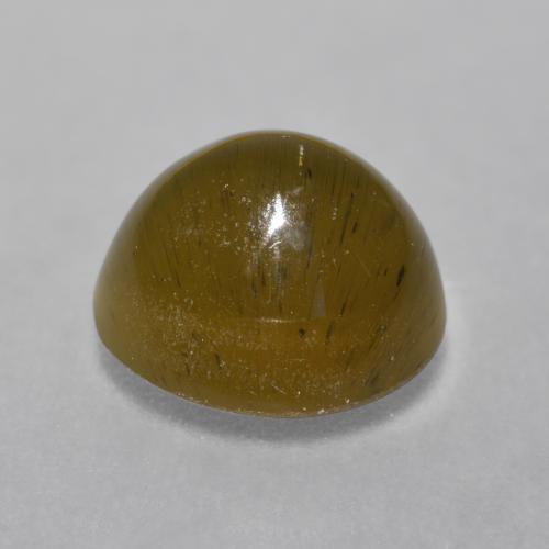 Apatite occhio di gatto Marrone medio naturale da 3,97 ct, Taglio ovale, Traslucido