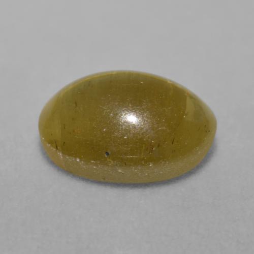 Apatite occhio di gatto Marrone caldo naturale da 3.40 ct, Taglio ovale, Traslucido