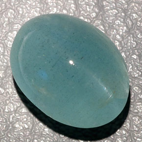 Cat's eye aquamarine naturale verde da 11,04 ct, trasparente, trasparente/traslucido
